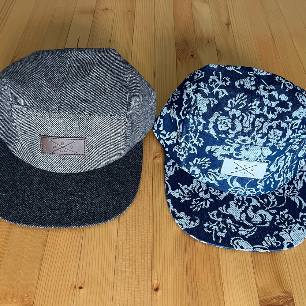 American Eagle Outfitters 5 Panel Hats Brand New